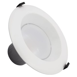 Maxxima 10 in. Recessed Commercial LED Downlight, Selectable Color Temperature/Wattage, Up to 3000 Lumens, UL Listed, 0-10V Dimmable