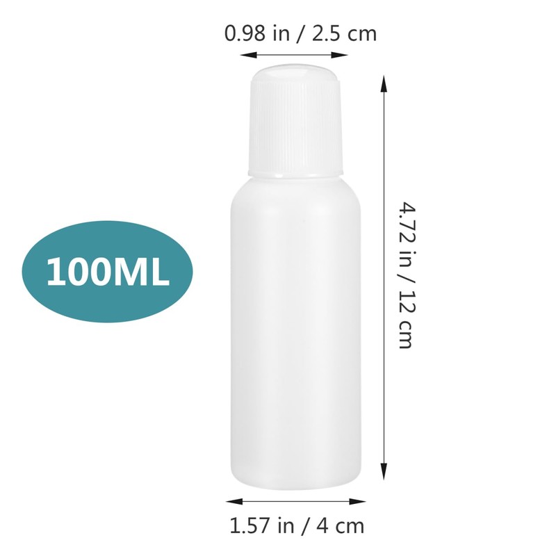 LIOOBO Sponge Head Bottle 50ml Applicator Bottle Lotion Storage Container