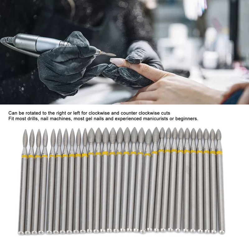 Nail Art Drill Bits Silicon Carbide Polish Removal Drill Bit