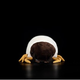 Peluche realista Grub - Animal de peluche de gusano de oruga de 13.7 pulgadas, suave y esponjoso, para niños, amantes de los insectos y coleccionistas