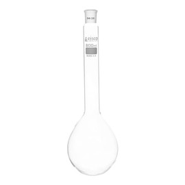 EISCO Kjeldahl Flask, 800mL - 24/29 Socket Size - Long Neck, Round Bottom - Borosilicate Glass