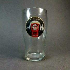 BASS Lot of 4 Bass Beer Chicago Pint Glasses "Taste Greatness" "Reach For Greatness"