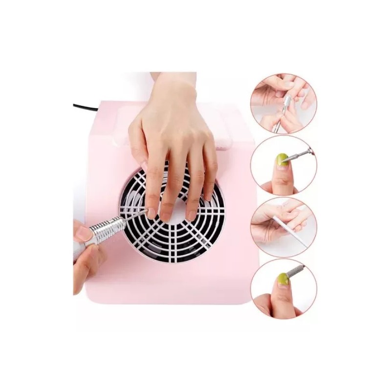 Gadnic Extractor De Polvo Para Uñas Acrílicas Gel Profesional