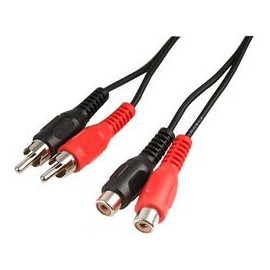 2X PHONO SOCKET TO PLUGS-5M CBBR0657, Audio & Video Cable Assemblies QTY X 1