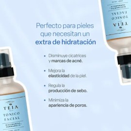 Tónico Facial Con Niacinamida Teia Cosméticos Naturales Momento de aplicación Día/Noche Tipo de piel Mixta