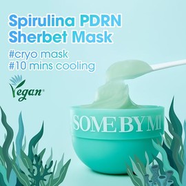 SOME BY MI Mascarilla Calmante con Spirulina PDRN – 10 Sticks – Mascarilla Coreana Vegana Tipo Sorbete – Refresca la Piel en 10 Minutos – Con Spirulina, Algas y PHA
