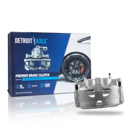 Detroit Axle - Front Right Brake Caliper with Bracket Replacement for 2012 2013 2015 2016 2017 Ford F-150 Lobo