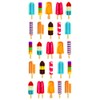 Paper House Productions STP-0056E Popsicles Stickers, Puffy