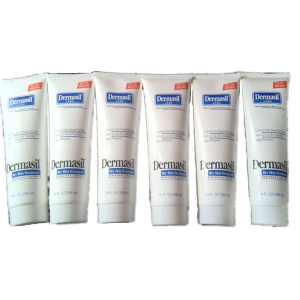 Dermasil Dry Skin Treatment, Original Formula 10 Oz Tube (6 Pack)