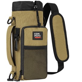 KEMIMOTO Wasserflaschenhalter Tasche, Trinkflasche Beutel, Bottel Carrier, Neopren Tragbare Trinkflaschenhalter Tasche mit Verstellbarem Schultergurt für Camping, Radfahren, Reisen