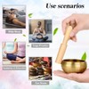 Tibetan Singing Bowl Set - Meditation Sound Bowl Cushion with