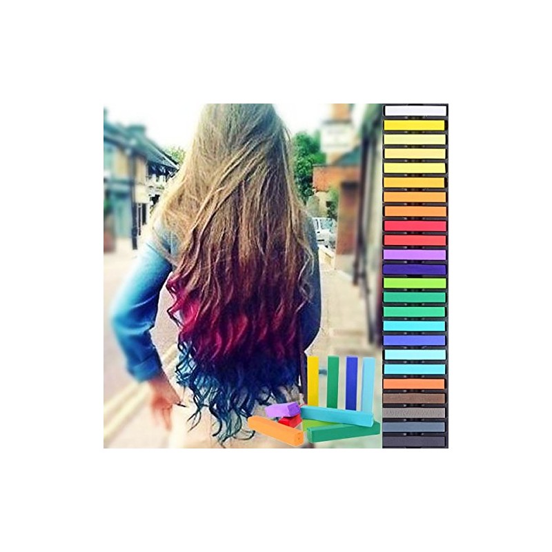 Boolavard hair crayon, 36 colours set, hair chalk