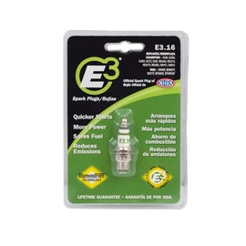 E3 Spark Plugs E3.16 Lawn and Garden Spark Plug with DiamondFIRE Technology, Enhanced Power, Fuel Efficiency, and Emission Control (Pack of 1)
