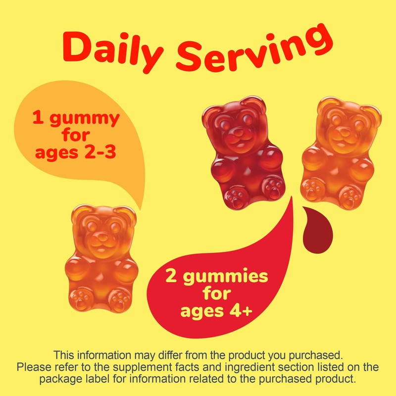 L’il Critters Gummy Vites, Naturally Sourced Multivitamin Gummies Plus Vitamins