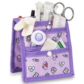 ELITE BAGS, Keen's Nursing Organizer, Purple Print