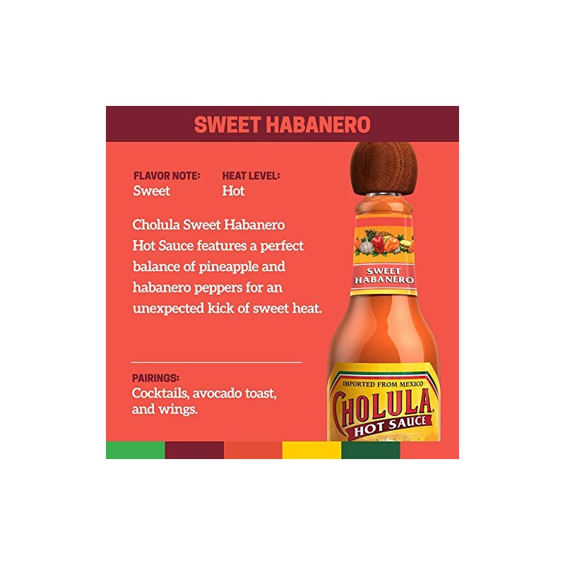 CHOLULA Sweet Habanero Hot Sauce, 150 ML