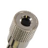 Converts stereo mini plugs (3.5mm) to stereo standard plugs
