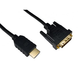 ALIDA SYSTEMS 5m HDMI to DVI Cable - Pro Quality (100% Copper Wire Oxygen Free OFC) ~ 1080p (Full HD) ~ v1.3 ~ Video ~ DVI-D (Dual Link) 24+1 Pins ~ 24k Gold Plated …