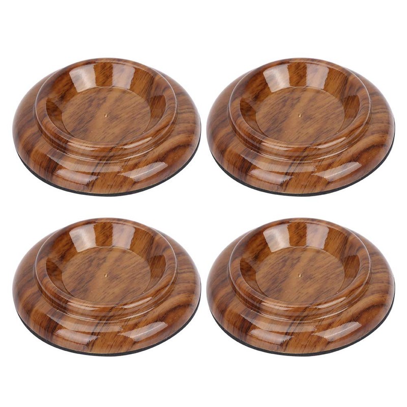 4Pcs Piano Foot Pads Upright Piano Caster Cup ABS Casters