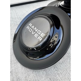 FORGIATO Black Floating Center Cap For Range Rover Forgiato XL Hubcap Rim Emblem