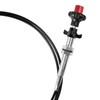 Camotokiit 55204 Control Cables,Adjustable Throttle Cables with 2 in. Black