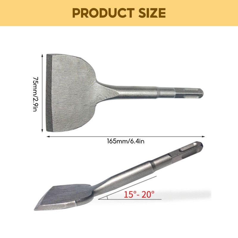 SDS Plus Chisel, Tile Chisel SDS Plus, 165mm x 75mm