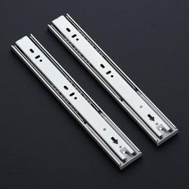 Ravinte 1 Pairs 2 Pack Full Extension Ball Bearing Drawer Slides Soft Close Drawer Slides 12 Inch Side Mount Drawer Slides Silver Drawer Rails Track