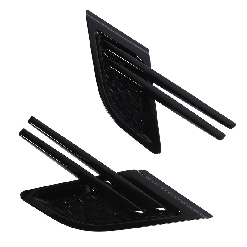 Car Side Vents Grille Trim LR062115 Gloss Black Air Vent