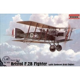 Roden Bristol F.2b British Two-Seat Fighter Sunbeam Arab Airplane Model Kit