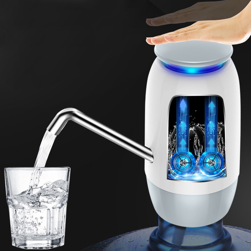 Portable USB Rechargeable Bottled Drinking Dual Water Pump Electric Dispenser
