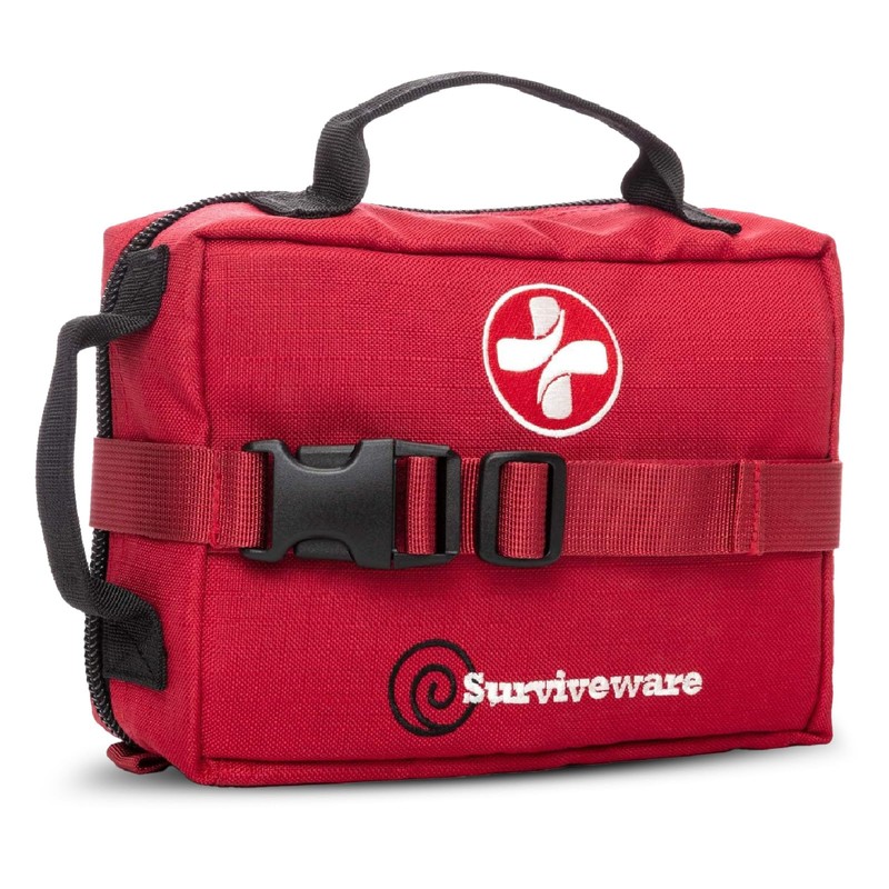 Surviveware 119 Pcs Comprehensive Premium Survival First Aid Kit -