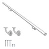 7 FT Modern Aluminum Handrail Set, handrails for Indoor Stairs,Deck,Slope,