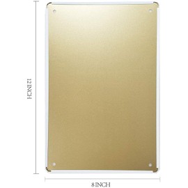 Cusde Metal Tattoo Wall Art Sign, 8 x 12 inches, Vintage Art Deco Decorative Signage