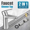 VOLTGY Stainless Steel Single Lever Basin Mixer Tap with 3/8"