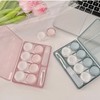 Portable Multi 4 Lens Case travel soft pink 4ea