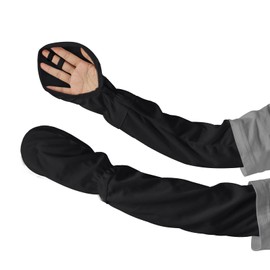 SHIO MOKU Arm Cover, UV Protection, Cooling Sensation, Fingertip Cover, For Spring and Summer, Cool, Finger Hanging, Sun Protection, UV Protection, Finger Back, UV Care, Sweat Absorbent, Quick Drying