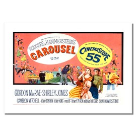 Carousel A3 Unframed American Drama Fantasy Musical Film Advert Poster Vintage Stars Photo Picture