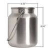 Lindy's Stainless Steel Seamless 1-Gallon Milk Jug, Milk Can, Milk