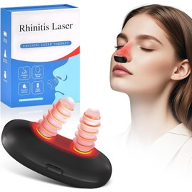 Terapia Nasal con Luz Roja, Dispositivo de Terapia Nasal, Instrumento de Terapia para Respirar Mejor, sin MedicamentosEsteriliza, Reduce la...        