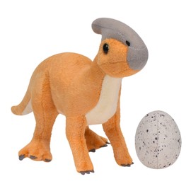 Wilomis Baby Dinosaur Stuffed Animal - Yellow Dino Parasaurolophus with Egg Dinosaur Plush Toy, Soft Stuffed Dinosaurs for Boys 3-5 Kids Birthday Gift
