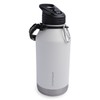Hydragear Zenith Straw Stainless Steel Bottle with Carabiner, Compass, Signal