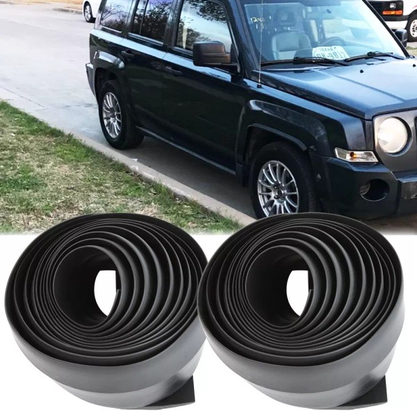 KEEPDSGN 2* 3.2M PVC Fender Flares Wheel Arches Trim Strip