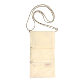 How to Walk the Earth Security Pouch, Beige, Convenient Travel Goods