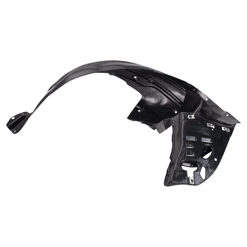 TRQ Front Right Inner Fender Liner Black Passenger Side Compatible