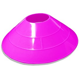 Epic 7 7/8" Wide X 2.25" Tall Athletic Field Saucer Cones Pink 2.25" X 7 7/8" (Short Cones)