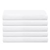 Funky Gadgets Single Bed Flat Sheets White 100% Egyptian Cotton