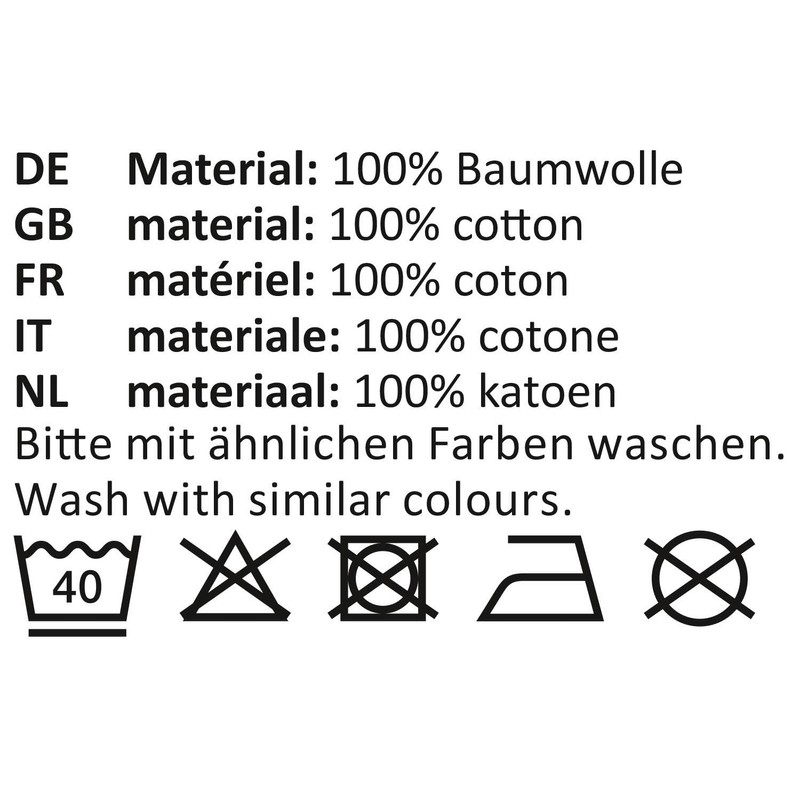 Sheepworld Apron with Saying "Die Welt ist schön" | Cooking