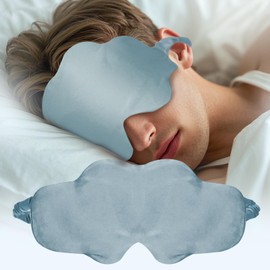CLOUDS RAINFALL Weighted Sleep Mask for Women & Menwith Adjustable Strap - for Side Sleepers