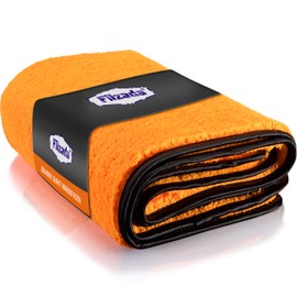 Filzada® 1x Orange Giant Auto Trockentuch XXL (60 x 90 cm) - 720 GSM Ultra Saugfähig - Mikrofasertuch Auto Handtuch mit Feinstfaser für eine professionelle Autopflege - Trockentuch Auto