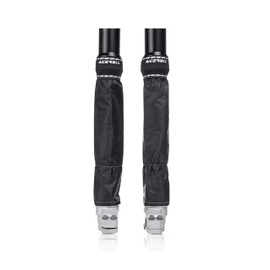 Acerbis 0024421.090 Z-MUD Fork Gaiter Black, Set of 2